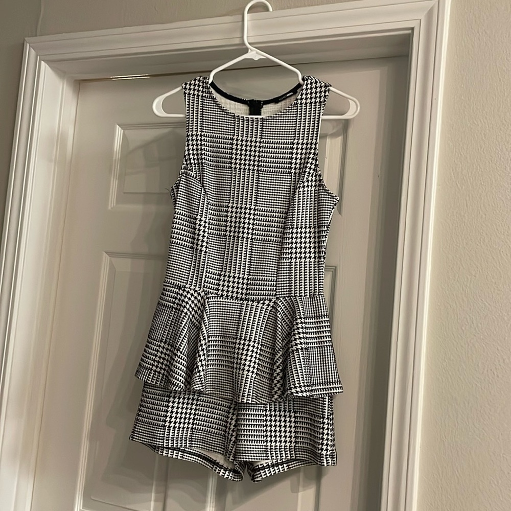 Houndstooth Romper
